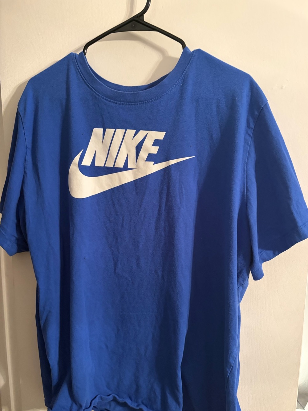 Nike Royal Blue Crewneck Logo Tee